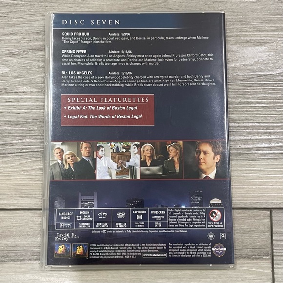 Boston Legal TV Show Season Two DVD Box Set - Picture 15 of 16
